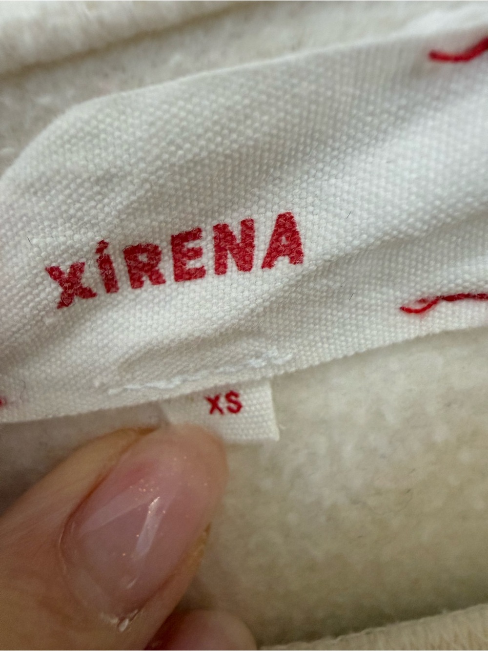 XIRENA Cream Embroidered Shoulder Star Sweatsuit - Picture 7 of 7